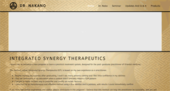 Desktop Screenshot of drnakano-ist.com